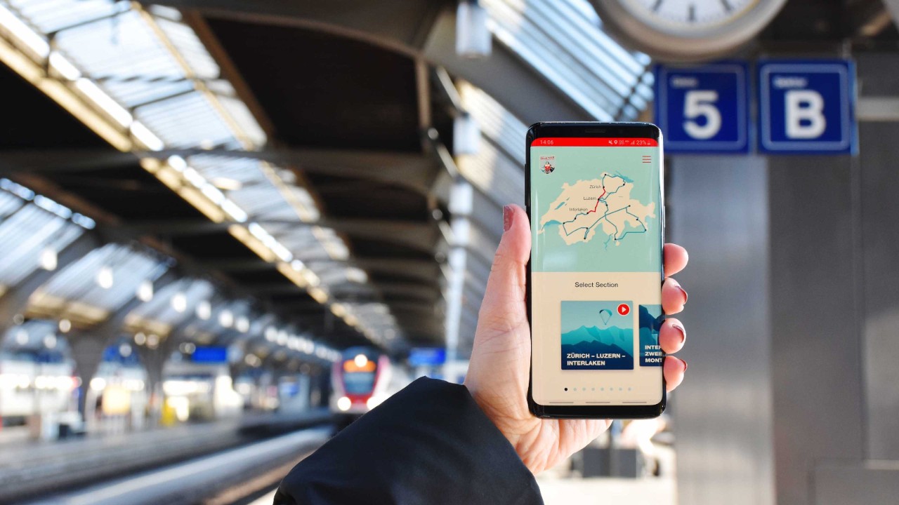 Grand Train Tour of Switzerland App.