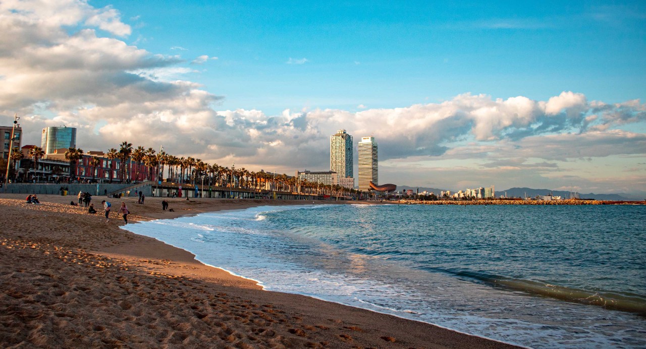 Barceloneta, la plage de Barcelone.