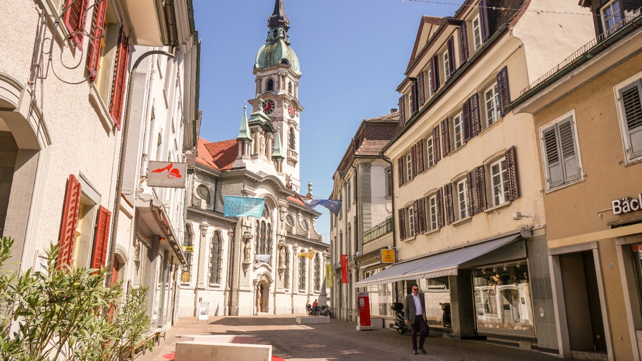 Image of the old town of Frauenfeld.