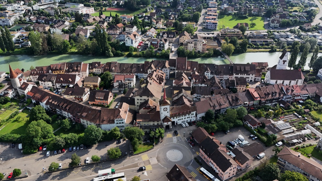 Image of Mellingen old town.