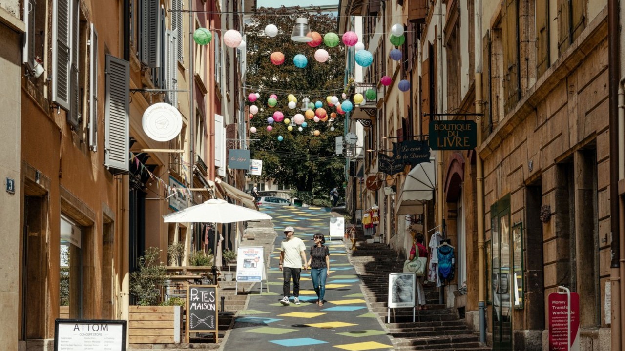 Image of Neuchâtel’s old town.