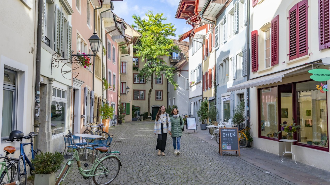 Bild der Altstadt von Aarau.