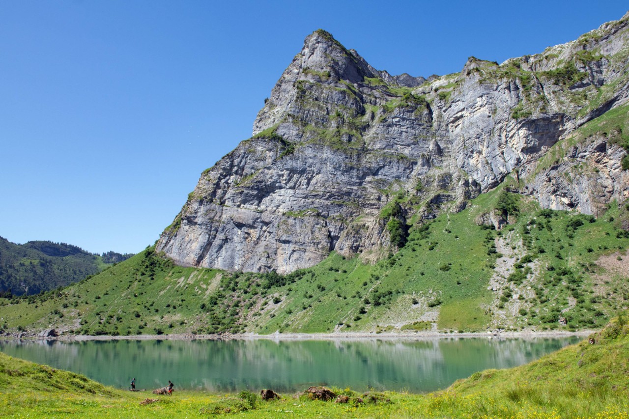 Image of Oberblegisee lake.