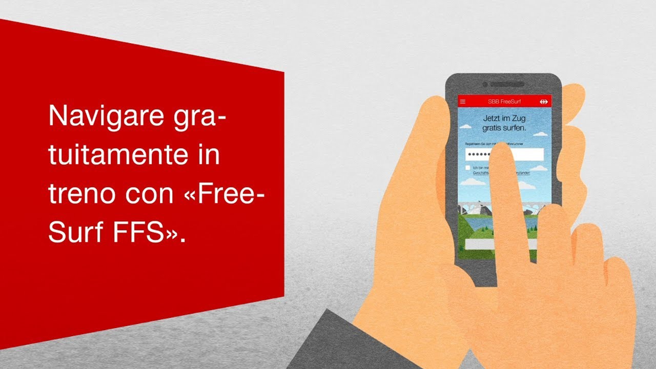 Navigare gratuitamente in treno con «FreeSurf FFS».