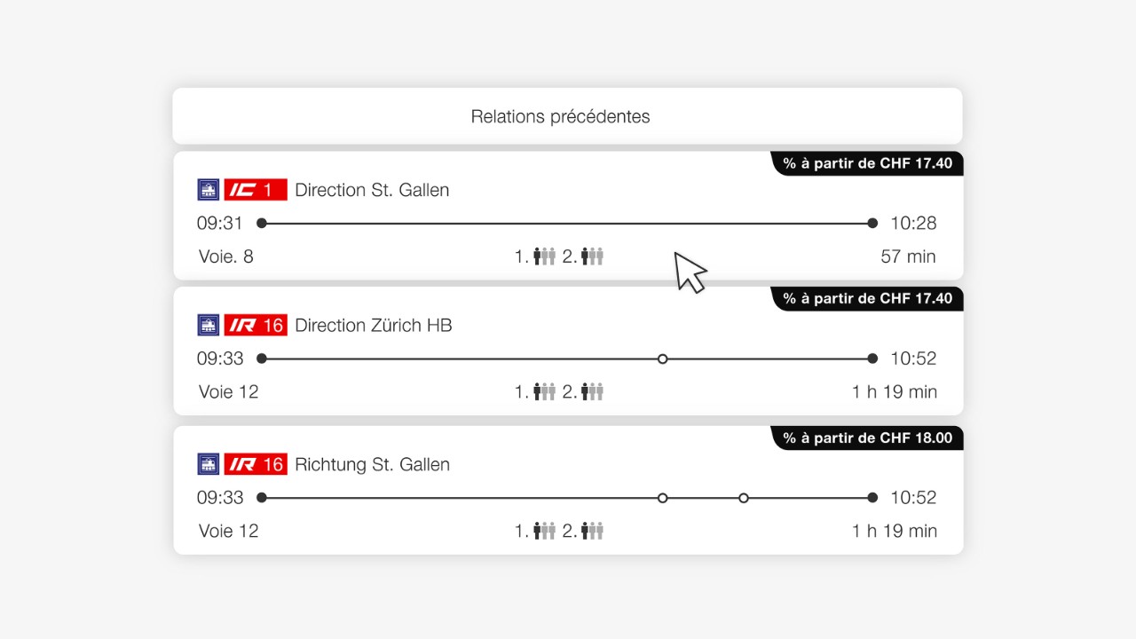Choisissez la relation souhaitée.