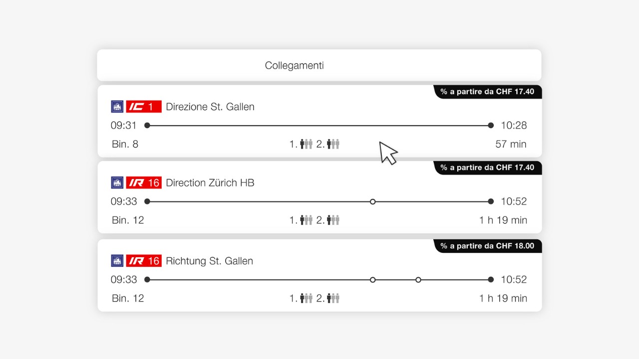 Seleziona il collegamento desiderato.
