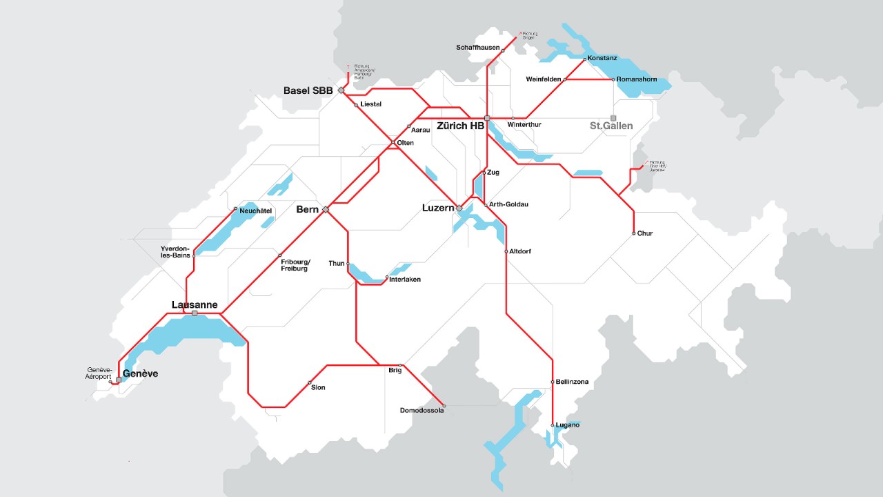 Les compositions avec les voitures unifiées IV desservent essentiellement les lignes Genève–Brig, Basel–Lugano, Zürich–Konstanz, Zürich–Baden–Olten–Bern et Zürich–Schaffhausen. Les trains Eurocity relient Amsterdam, Hambourg, Berlin et Vienne. 