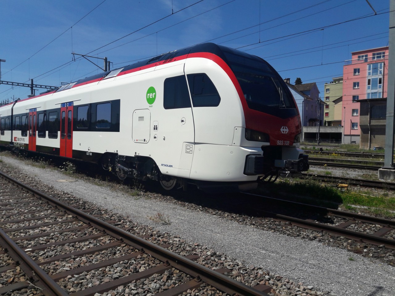 Rames FLIRT du RER Vaud.