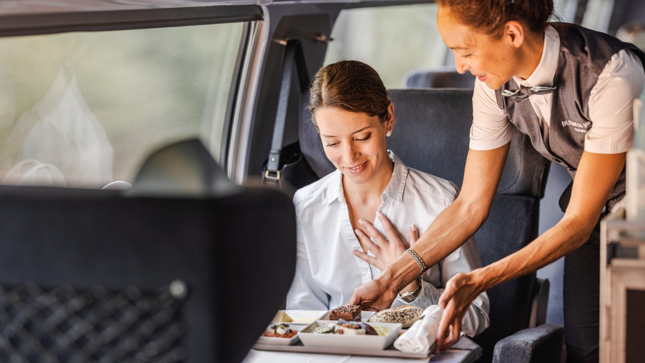 Reisen Sie exklusiv in der neuen Reiseklasse von TGV Lyria: Première Signature.